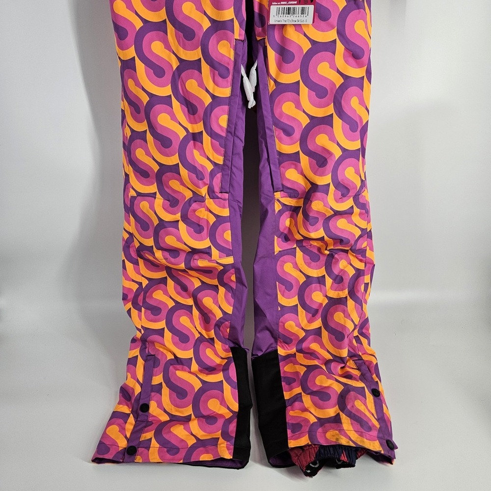 OOSC That 70's Show Ski Suit Size Small Unisex Snowboard All In One - Picture 4 of 12